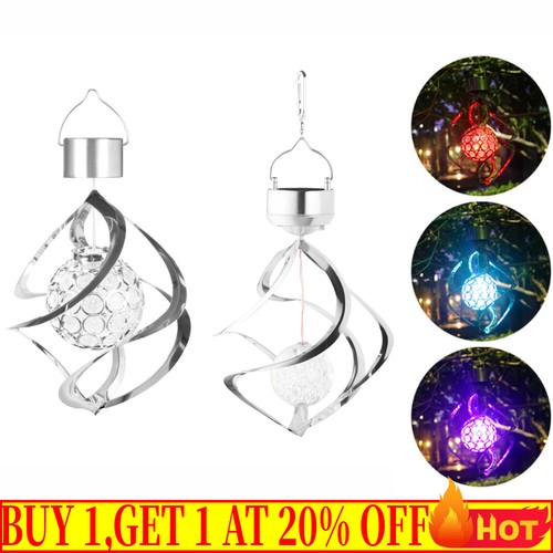 Solar powered led wind - wind, chimes