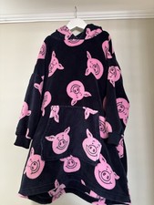 M&S KIDS PERCY PIG OVERSIZED HOODIE OODIE. Age 9-10years