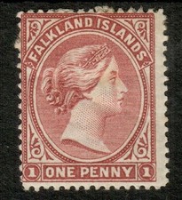 FALKLAND IS SG7 the 1885 QV 1d