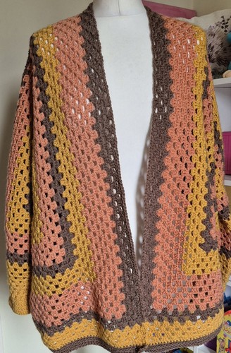 Handmade crochet hexigan - handmade,