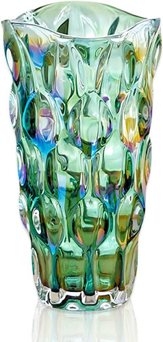 Colorful vase crystal glass - colorful,