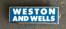 NBC Weston & Wells Somerset Bus Coach Enamel Driver Cap Hat Uniform Badge