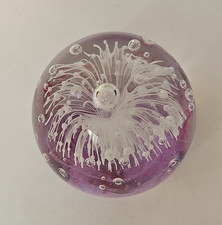 large glass paperweight with