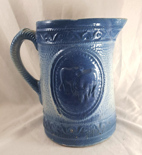 Antique blue white - blue, &