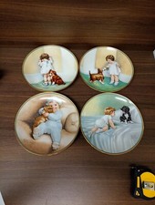 Four Bessie Pease Gutmann Plates Ltd Edition 
