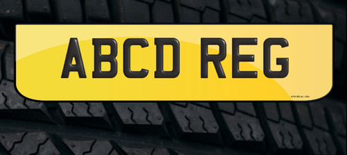 Rear number plate for - rear,