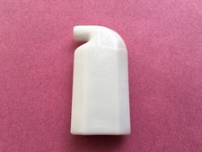 C1910-20 VINTAGE SMALL ODOL MILK GLASS MOUTH WASH/CLEANSER BOTTLE