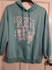 Cider Turquoise Hoodie Size M
