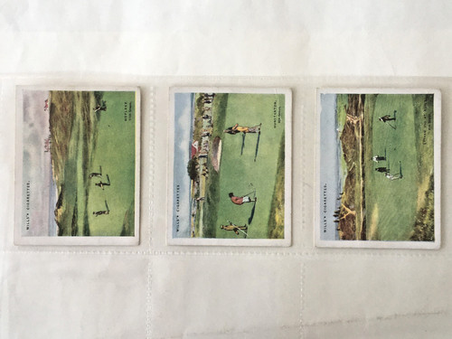Wills cig cards golfing 1924 - cig., golfing,