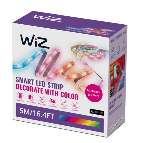 Wiz smart rgbic led strip - smart,
