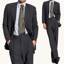 Giorgio Armani 1980s 3B Navy