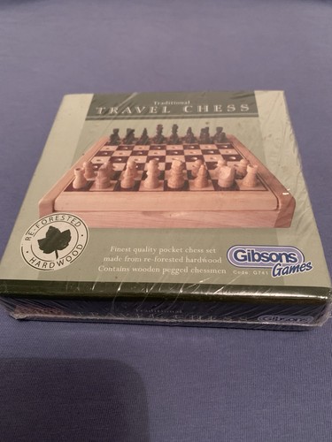 Gibsons travel chess set - travel,