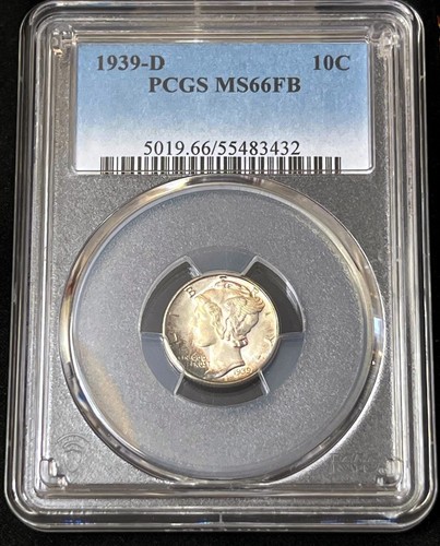 1939 mercury dime - dime, pcgs