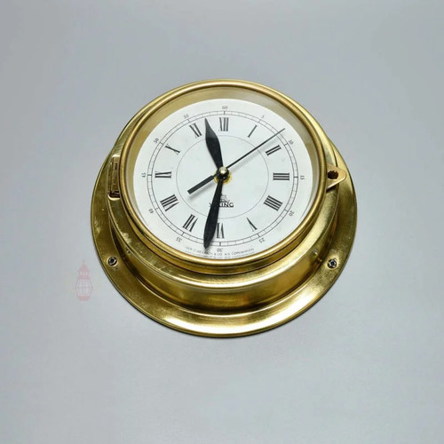 Authentic brass ships - ships, clock