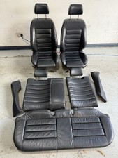 Audi S4 B5 Saloon Black Leather Seats Interior Complete Not Heated