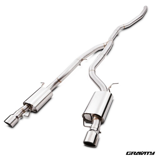 Stainless steel cat back - stainless,