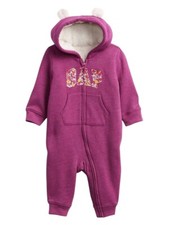 NEW Baby Girls GAP Logo Zipped