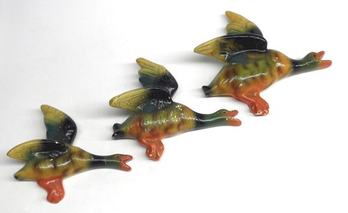 Vintage set flying duck - 3,
