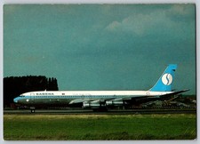 Sabena Boeing 707 OO-SJM airline Postcard