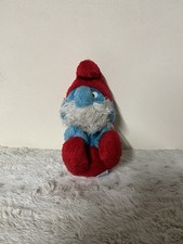 Vintage Papa Smurf 8" Stuffed