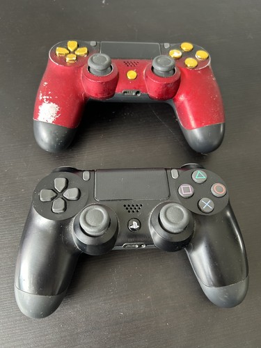 Two ps4 controllers one - two, /