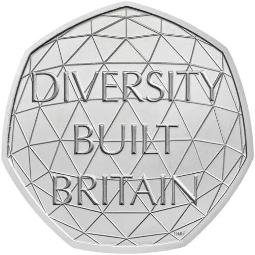 Diversity built britain 50p - diversity,