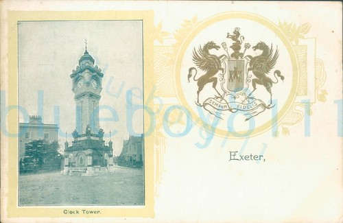 Exeter clock tower coles - clock,