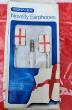 Signalex Novelty earphones England Flag 100 Cm Cable 3.5 Mm Plug