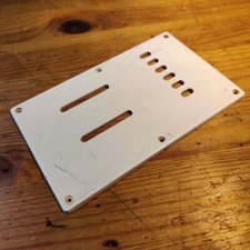 Used 80s Applause By Ovation Relic White Strat Style Back Plate Backplate 1 Ply