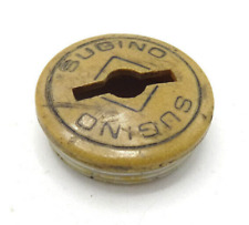 1 x Vintage Retro Sugino Japan Crank Bolt Cap 80s Road BMX Yellow Used LW-157-B1