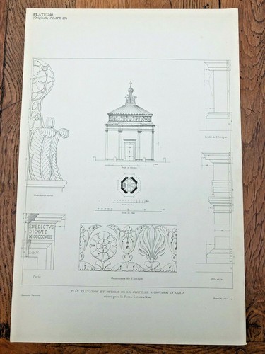 1928 print edifices de rome - 1928,
