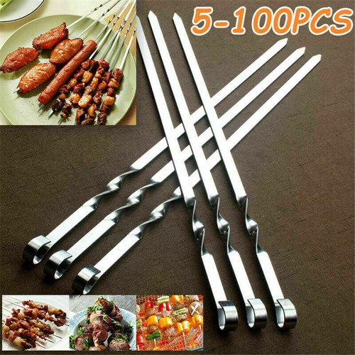 12pcs bbq barbecue skewers - bbq,