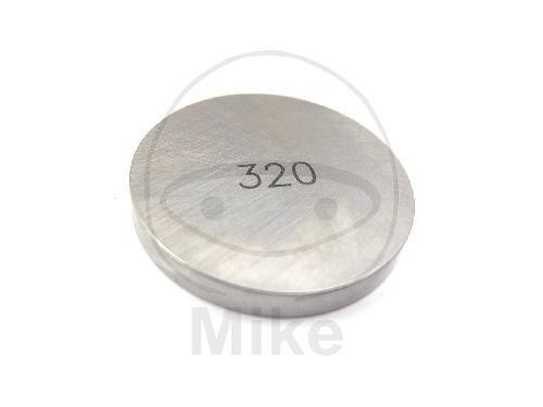 Jmp valve shim 3 - 25, 3.20