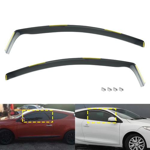 Wind rain deflectors clips - w/,