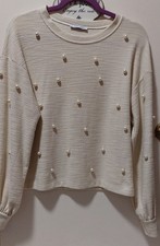 Zara Women's Cream Sweater