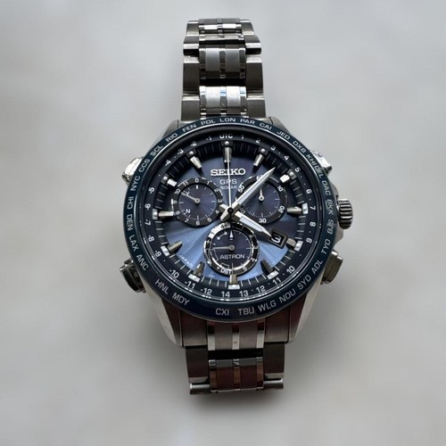 Blue dial seiko astron - [blue, dial]