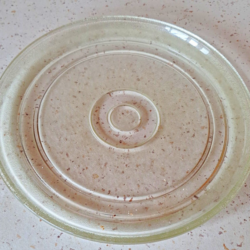 Clear glass microwave - glass,
