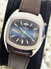 Orient 21 Jewels Automatic Men’s Watch Vintage Blue Gradient Dial – Japan Made