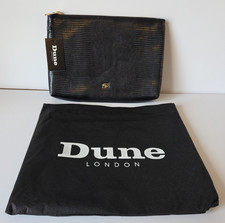 Dune London Black Textured