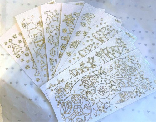 Peel off stickers christmas - peel,