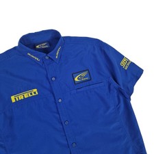 Subaru Prodrive WRC TEAM Shirt Short Sleeve Embroided World Rally Rare 