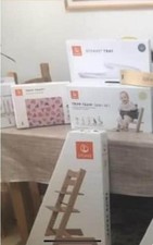 Stokke Tripp Trapp Adjustable High Chair Natural Oak Wooden