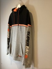 Superdry Hoodie Mens Grey