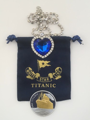 Titanic white star line - star, heart