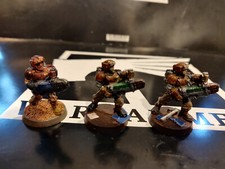 Warhammer 40k Astra Militarum Imperial Guard Kasrkin Plasma Guns x3 Metal