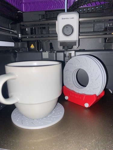 4pc set round car - round, coasters