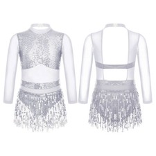 UK Kids Girls Sequin Tassel