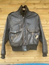 Vintage Schott Leather Flying Jacket Size 42