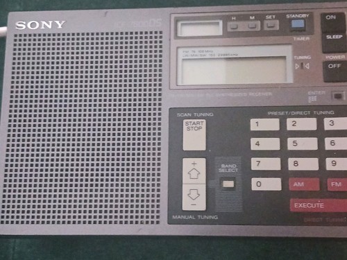 Sony icf 7600ds fm - icf-7600ds, am/fm
