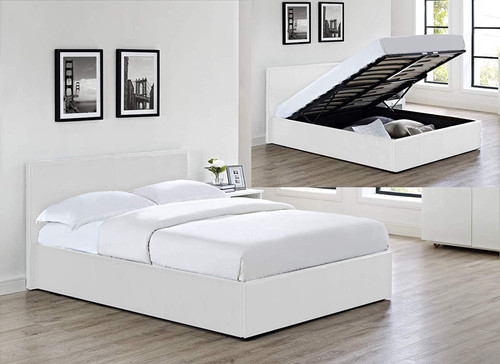 Ottoman storage white - storage,